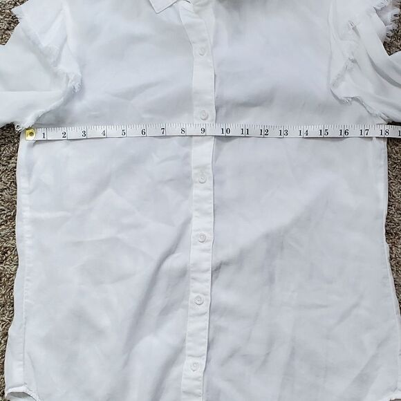Cloth & Stone White Button Down Shirt - Picture 3 of 6